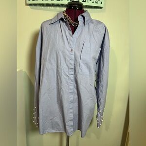 Truly 4 You Top Button Down Shirt Women’s Size XL.  NWT